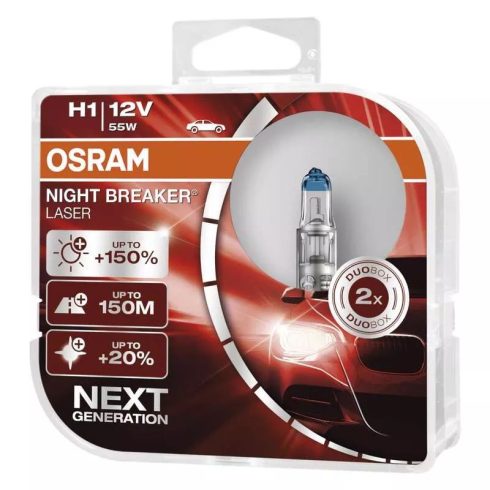 Osram izzó H1 12V/55W, 2db/műanyag doboz                                                              C2607.9