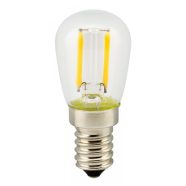   LED hűtőszekrény fényforrás T26-2W/FLT E14, melegfehér, 200 lm, D26x60mm, izzószál-jellegű LED        CA01CEL261