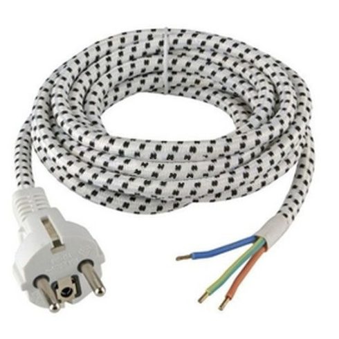 Vasaló kábel dugóval, 3m, HO3RT-F, 3x0,75mm2                                                          CA0339