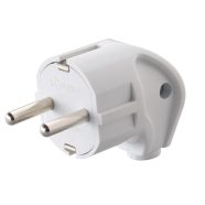   Földelt dugó középső bevezetéssel, 16A, 250V, fehér                                                   CA10027