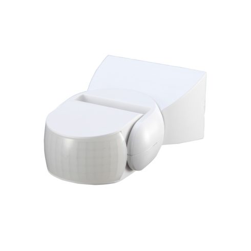 Mozgásérzékelő 180°, függőlegesen állítható, 1200W, maximum 12m, IP65, fehér                          CA321132