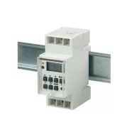   Kalapsínre pattintható digitális heti időkapcsoló max. 3600 W, 16 A, 460 VA, 2A, 230 V~, 50 Hz        CA321221