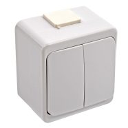   Junior falon kívüli csillárkapcsoló, IP44, fehér                                                      CA321347