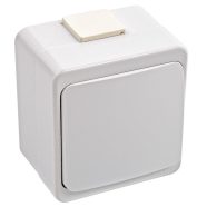   Junior falon kívüli ki-/ váltókapcsoló, IP44, fehér                                                   CA321348