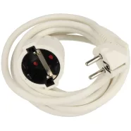   Hosszabbító, 5m, 3x1,5mm2, fehér                                                                      CA321377
