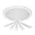Mennyezeti lámpa mozgásérzékelővel 360°, porcelán foglalat: 2xE27, maximum 2x40W, 230V~, 50Hz, üveg   CA321390