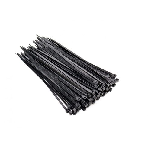 Kábelkötegelő 7.5 mm x 400, fekete, 25db                                                              CA321514