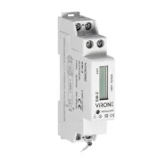   Digitális almérő DIN sínre, 1 fázisú, 0,25-40A, 1000 impulzus/1Kwh                                    CA321556