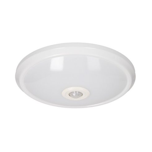 LED mennyezeti lámpa 16W, 1100lm, PIR mozgásérzékelővel 360 fok, 6m, fehér                            CA321571