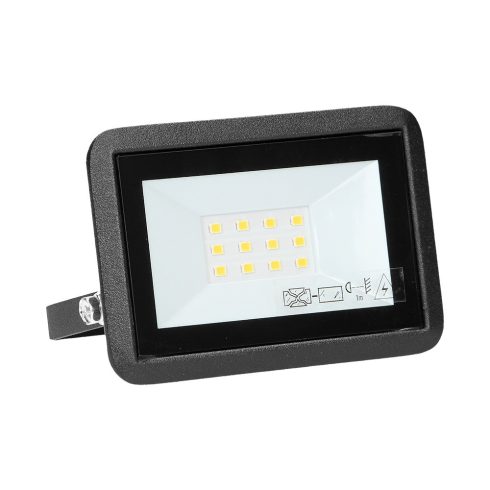 Led reflektor beépített bekötődobozzal, 10W, 800lm, 25000 óra, 4000K, IP65                            CA321598