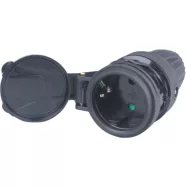   Földelt gumi dugalj fedéllel, IP44                                                                    CA321639