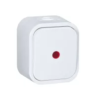   Hydra+ kültéri csengő nyomókapcsoló jelzőfénnyel, IP54, fehér, falon kívüli                           CA321697