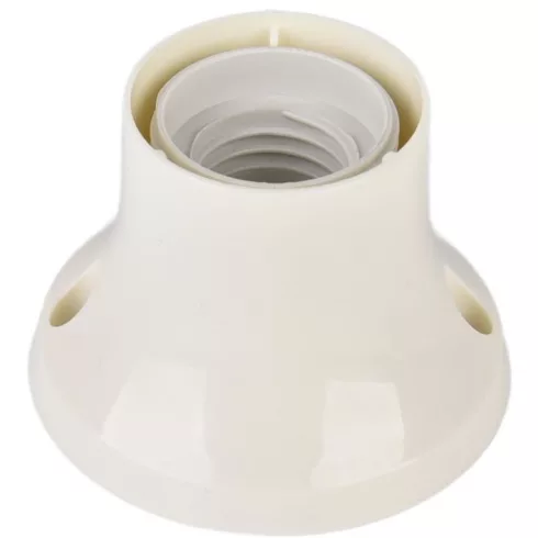 Oldalfali és menyezeti talpas foglalat, E27, max. 60W, fehér                                          CA321700
