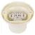 Oldalfali és menyezeti talpas foglalat, E27, max. 60W, fehér                                          CA321700