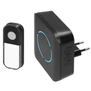   Vezeték nélküli csengő, 230V, 180m, 36 csengőhang, 0-88 dB, fekete színben                            CA321710