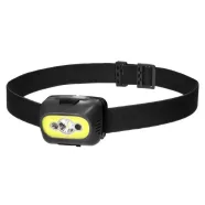   Led tölthető fejlámpa, 3W, 350lm, 6000K, 1200mAh, érzékelő kapcsolóval, USB csatlakozóval             CA321771