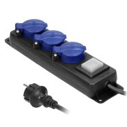   Kültéri asztali elosztó 3-as, kapcsolóval, 3m H05RR-F 3x1.5mm2, IP44, 3680 W                          CA321777