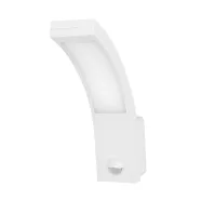   Kültéri LED lámpa 10W mozgásérzékelővel 140°, 800lm, IP54, 4000K, alumínium, 18,8x25 cm, fehér        CA321800