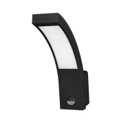   Kültéri LED lámpa 10W mozgásérzékelővel 140°, 800lm, IP54, 4000K, alumínium, 18,8x25 cm, fekete       CA321801