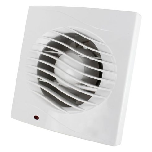 Fali elszívó ventilátor  98 mm átmérő, 220 V,50 Hz, 12 W, 130 m3/h ,34 dB, automata zsaluval          CA420103