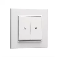   Karea redőnykapcsoló, 10A, 250V, IP20, fehér                                                          CA56001141