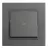 Karea keresztkapcsoló, 10A, 250V, IP20, antracit                                                      CA56050120