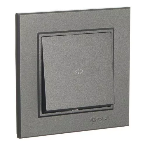 Karea keresztkapcsoló, 10A, 250V, IP20, antracit                                                      CA56050120