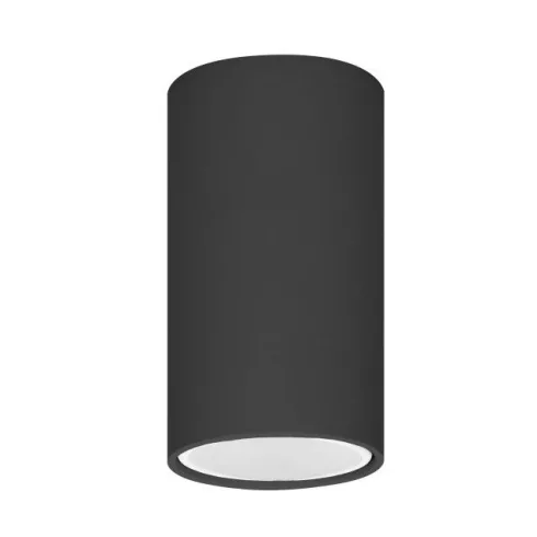 Felületre szerelhető LED mennyezeti lámpa, kerek, aluminium, GU10, IP20, fekete                       CA6141B
