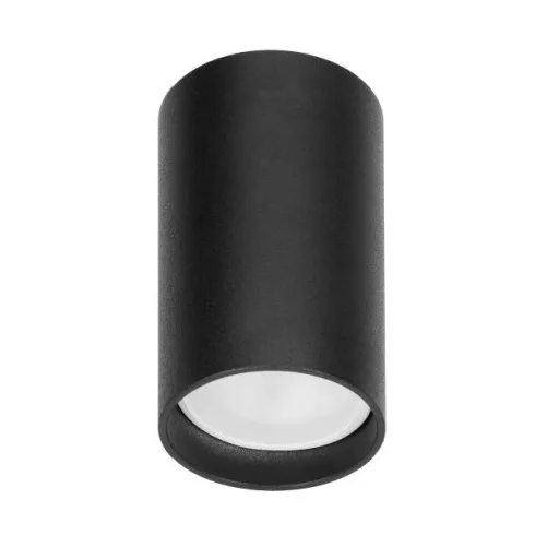 Felületre szerelhető LED mennyezeti lámpa, kerek, aluminium, GU10, IP20, fekete                       CA6141B