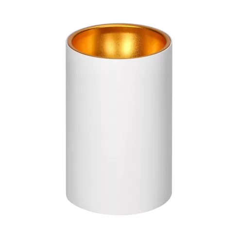 Felületre szerelhető led mennyezeti lámpa, kerek, aluminium, GU10, IP20, fehér-arany                  CA6521W