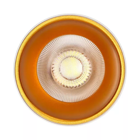 Felületre szerelhető led mennyezeti lámpa, kerek, aluminium, GU10, IP20, fehér-arany                  CA6521W