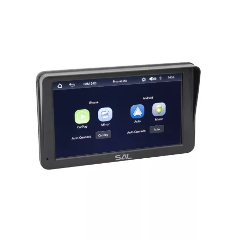 Okos autó multimédia központ, 7'' LCD, CarPlay, Android Auto, Mirror Link, tolatókamera bemenet, HSO  CARPLAY7