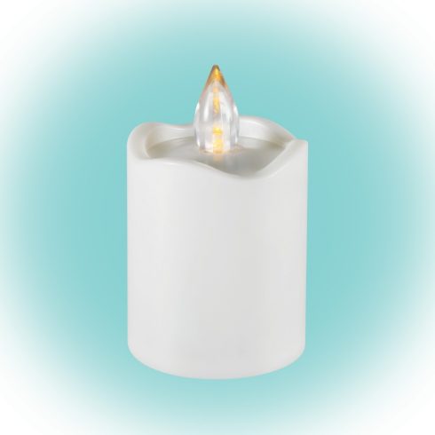 LED-es gyertya, akril lángnyelvvel, HSO                                                               CDX2/WH