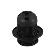   Izzó foglalat E27, 4A, PBT, fekete                                                                    CM016-112