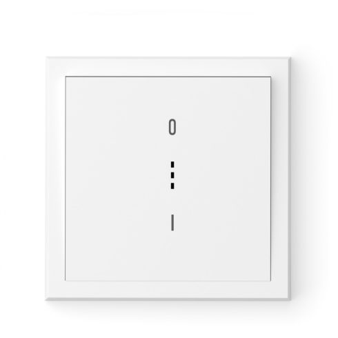 ADRIA egypólusú kapcsoló jelzőfénnyel, 16 A, 250 V, fehér                                             CM043-510