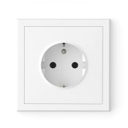   ADRIA Schuko csatlakozóaljzat csavaros rögzítés, fehér                                                CM043-516