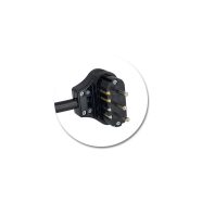   Csatlakozó vezeték, 3m, háromfázisú tápcsatlakozóval, 16A/10000W, fekete                              CM0719