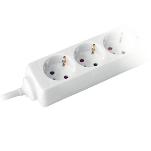 3 utas elosztó, 10m, 3x1,5, 16A/3500W, fehér                                                          CM0808X