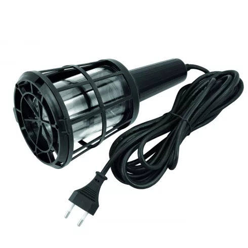 Szerelőlámpa, műanyag ráccsal, 60W, 230V                                                              CM0885