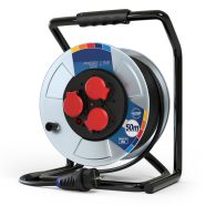   Kábeldob, fém, 50m,  H05RR-F 3G2.5, IP44                                                              CM200-325