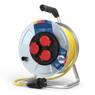   Kábeldob, fém, 25m, AT N07V3V3-F 3G2,5, IP44                                                          CM200-372