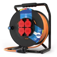   Kábeldob, PVC, 40m, H07BQ-F 3G2,5, IP44                                                               CM200-375