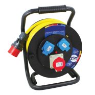   Kábeldob, PVC, 25m, AT N07V3V3-F 5G2,5, IP44                                                          CM200-391