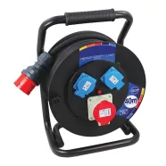   Kábeldob, PVC, 40m, H07RN-F 5G2,5, IP44                                                               CM200-392