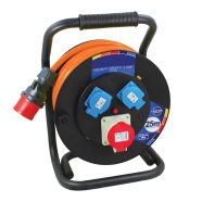   Kábeldob, PVC, 25m, H07BQ-F 5G1,5, IP44                                                               CM200-395