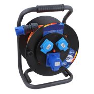   Kábeldob, PVC, 25m, Marinflex 3G1,5, tengervíz károsító hatásai ellen védett, IP44                    CM200-398