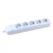   Szerelhető asztali elosztó, 5 utas, 16A/3680W, IP20, fehér                                            CM232-051