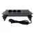 Rejtett/pop up 3 utas elosztó, 2m, 16A/3680W, + USB A+C, fekete                                       CM235-102