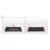Rejtett/pop up 3 utas elosztó, 2m, 16A/3680W, + USB A+C, fekete                                       CM235-102