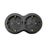   2 utas elosztó adapter, 2x16A, fekete                                                                 CM240-131